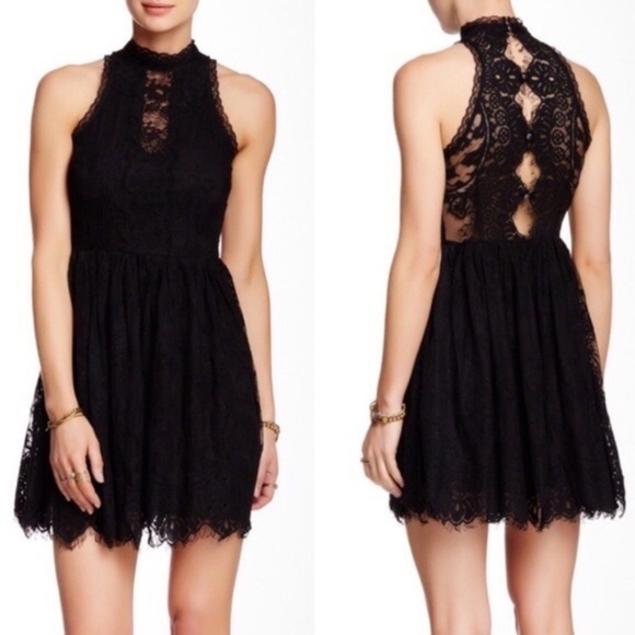 NWT Free People Women's Lace Verushka Mini Dress - Picture 2 of 8